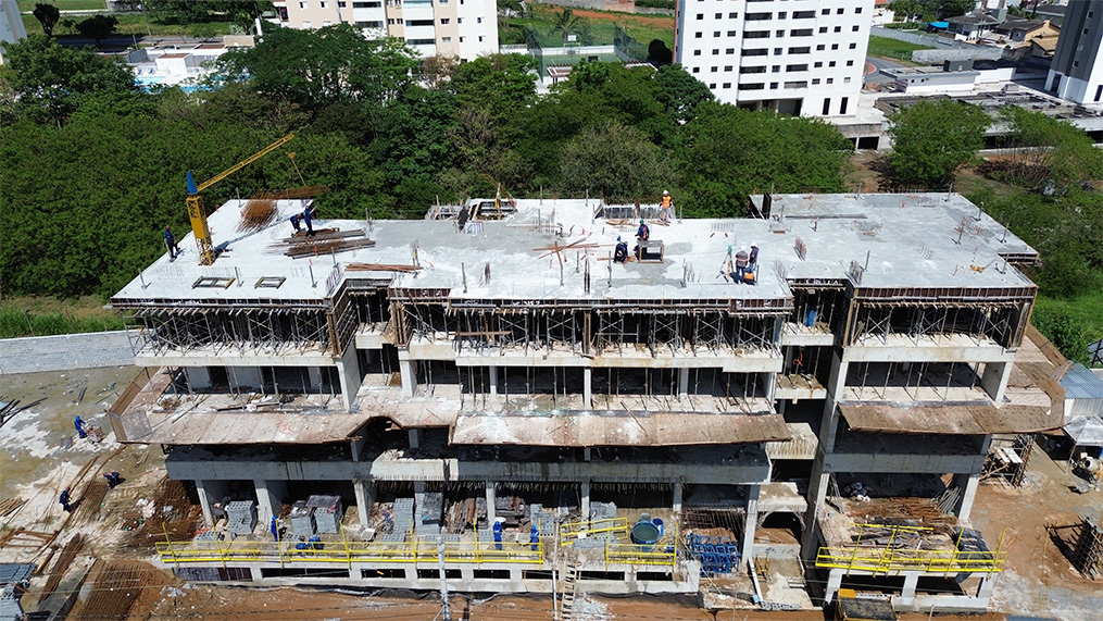 Estágio da Obra empreendimento Origine Flamboyant