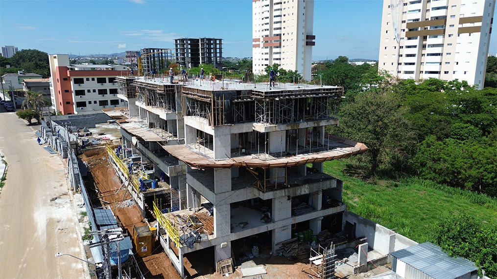 Estágio da Obra empreendimento Origine Flamboyant