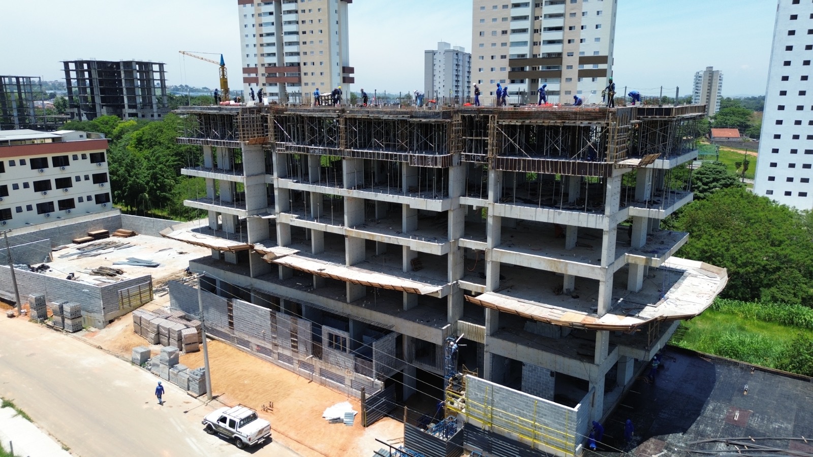 Estágio da Obra empreendimento Origine Flamboyant