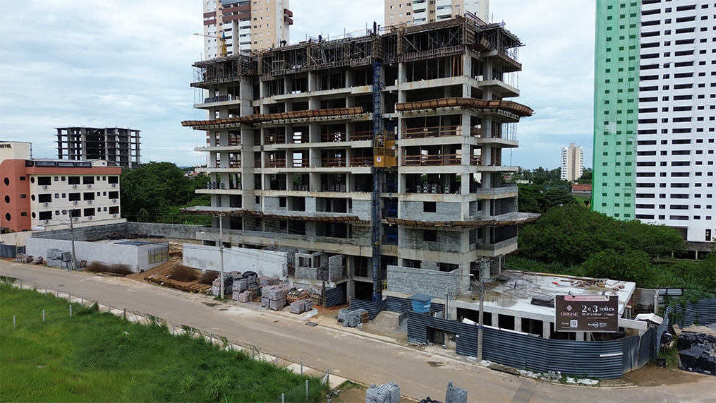 Estágio da Obra empreendimento Origine Flamboyant