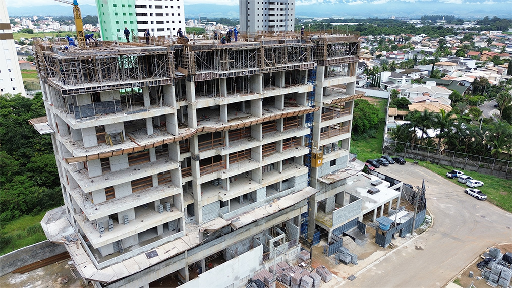 Estágio da Obra empreendimento Origine Flamboyant