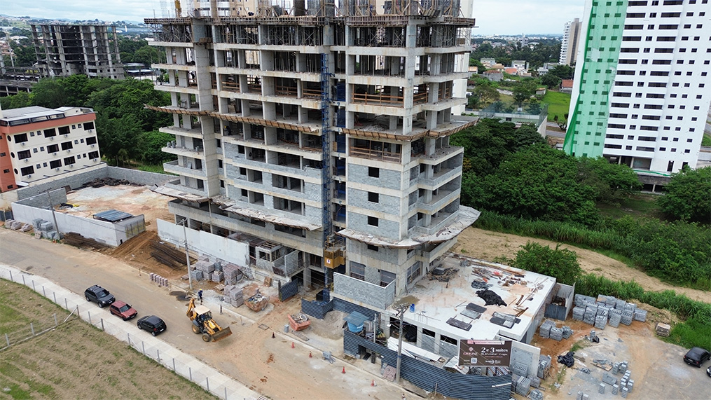 Estágio da Obra empreendimento Origine Flamboyant