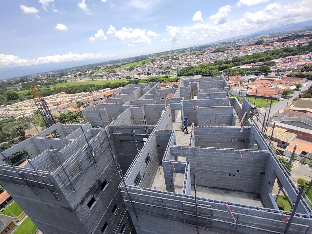 Estágio da Obra empreendimento Orizzonte Mantiqueira